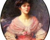 约翰威廉姆沃特豪斯 - Portrait of Mrs A P Henderson